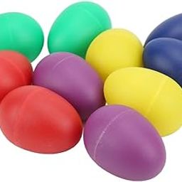 Maracas Shaker Rattles ABS Sand Hammer Hand Percussion Rattles for Kids & Adults, Great Percussion Instrument for Live Performance (Pack of 10)-image-42