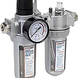 HOSEMART FRL Unit 1/2" Inch BSP Pneumatic (Air Filter + Regulator + Lubricator) with Metal Guard And Pressure Gauge Compressor Unit-14