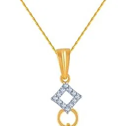 p.c. chandra jewellers Gold and Diamond Pendant for Women-picture-21