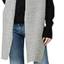 Women Grey Waffle Knit Muffler-image-45