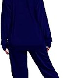 Winter Imported Velvet Tracksuit for Women and Ladies (XX-Large, Navy Blue)-image-68