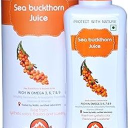 Biosash Sea Buckthorn Juice 250ml | Organic Cold-Pressed Pure Juice | Rich in Omega 3 6 7 9, Vitamins A C E & Antioxidants | No Added Sugars, Sea Buckthorn Berries for Wellness & Vitality-91