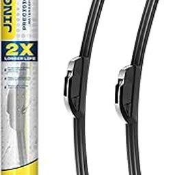 JINGOU 24''+18'' Front Windshield Wiper Blades OEM QUALITY Premium All-Season Automotive Replacement Wipers for My Car -Driver and Passenger Side (Pack of 2)-image-21