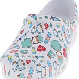 CALANDIS™ Patterned Clog Comfortable Slip On Shoes for Women Garden Shoes Slipers 42 | Occupational | Womens Shoes-image-96