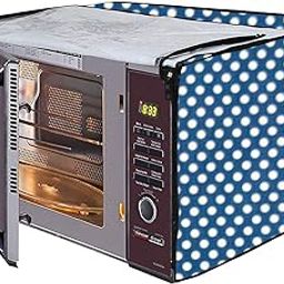 MobiCR Microwave Oven Cover Dust Proof & Water Proof for 21 Litre Convection Microwave Oven Cover,22, Blue::White-image-80