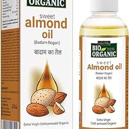 INDUS VALLEY Bio Organic Cold Pressed Almond Oil for Soft & Shiny Hair, Glowing Skin, Hair Damage Protection, Pure Roghan Badam Oil(Tail) for Baby Massage - 100ml-image-54
