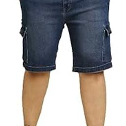 High Star Plus Size Men Denim Shorts (Blue) (46)-image-19