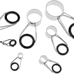 loom tree LOOM TREE® 7Pcs Fishing Rod Guides Tips Fishing Casting Rod Guides Ring Eye Repair Kit | Authentic Collector's Piece | Rare Collectible | 7 Pieces Fishing Rod Guides-picture-16