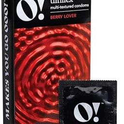 O! Thrillex Multi-Textured Flavored Condoms for Men | Dotted, Ribbed & Contoured Condom with Extra Lubrication |-3