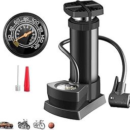 QUPET® Imported Portable High Pressure Foot Air Pump Compressor for Car and Bike Air Pump for Motorbike Cars Bicycle for Football Cycle Pumps for Bicycle car air Pump for tubeless-image-20
