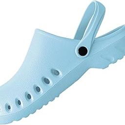 Nursing Clogs Breathable Sandals Casual Garden Workwear for Women Work Shoes 37 38 Blue-picture-21