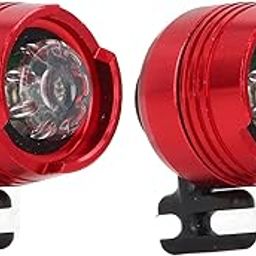 LED Clogs Shoes Light, Clogs Shoes Headlight Aluminum Alloy 2PCS Waterproof Decorative for Thanksgiving (Red)-picture-11