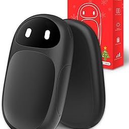 Hand Warmers Rechargeable, Gifts for Men and Women, 6000mAh Electric Hand Warmers Rechargeable 2 Pack with 12 Hours Working Time, Best Gifts for Mom and Dad (Black)-image-86