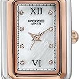 Golden Hour Quartz White Round Dial Women's Watch | Stainless Steel Material | Multi Color Band - SP80116KM01-image-17