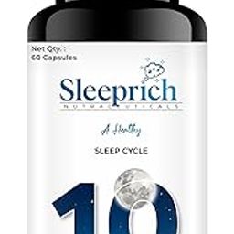Enrrich One Sleeprich 10mg | 60 Pcs Capsules || Pack Of 1 || Promotes Restful Sleep | Regulates Sleep-Wake Cycle | Reduces Stress and Anxiety | Improves Mood-image-51