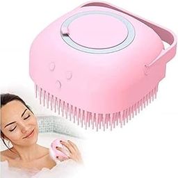 Body Scrubber with Soap Dispenser Brush, Silicone Exfoliating Brushes, Soft Body Exfoliator, Bath Loofah for Babies, Kids, Women, Men and Pets-image-73