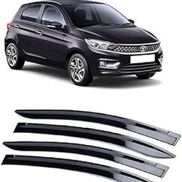 Car Window Door Visor Rain Guard Side Wind Deflector Compatible with Tata Tiago (Set of 4)-picture-19