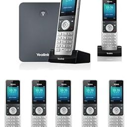 Yealink IP Phone W76P Bundle of W70B Base and W56H handset + 6-Unit W56H Handset (6 x W56H)-28