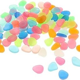 Club Bollywood®Glow in The Dark Garden Pebbles Stones for Path Yard Decor Multicolor|Home & Garden | Garden D?©Cor |100 Pieces Pebbles Stones in A Pack.-image-19