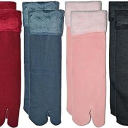 Winter Thermal Toe Dark Colour Wool Heavy Duty Warm Ankle Length Socks Women/Girls Winter Socks-image-17