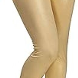 Women's Shimmer Skinny Mid Rise Leggings (LGA23519F, Golden),Free Size-picture-15