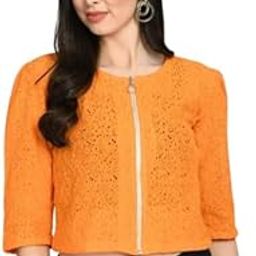 Women Crop Top in Closure Zipper-picture-29