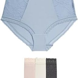 Women's Cotton Blend High Rise Modern Brief (Pack of 4)-picture-11