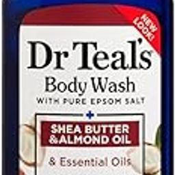 Dr Teal's Body Wash with Pure Epsom Salt Shea Butter & Almond Oil to Soften & Moisturize | 710ml Shower Gel-20