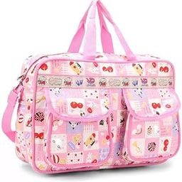 ANKIMA Baby Diaper Nappy Changing Baby Diaper Bag Baby Bag Mummy Bag Handbag Mama's Bag Baby Clothes Bag (PINK)-image-111