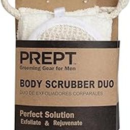 PREPT Natural Loofah Exfoliating Body Scrubber, Back Scrubbers (2 Pack), Loofah Back Scrubber for Shower, for Face and Body For Men (Off White)-image-41
