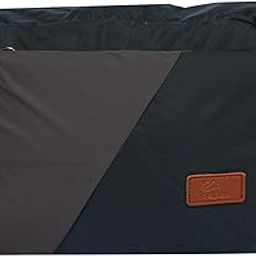 Hyora Fabrics Black/Grey Men`s Sling Bag with Polyster Lining (25.4x16.51x11.43cm)-image-76