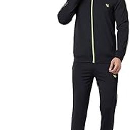 Glito Solid With Stripe Stretchable Regular Fit Sports Wear Track Suit For Men-picture-18