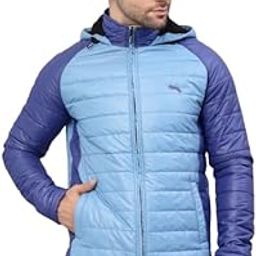 Men Solid Sporty Jackets With Hood-image-2