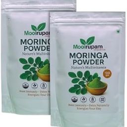 MOOLRUPAM ORGANICS Moringa Powder, Natural Multivitamin Supplement, 100% Pure (2)-image-9