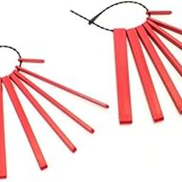 MJ Talk Tools Speech Therapy Kit, Jaw Grading Bite Blocks, Reusable And Durable Therapy Tool -Pack of 2 (Red)-1