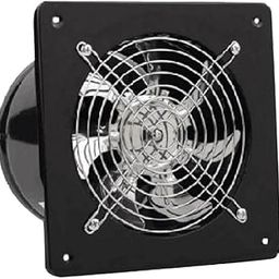 UJEAVETTE 8inch 60W Inline Duct Pipe Booster Fan Ventilation Exhaust Air Blower Black-picture-25