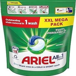 Ariel All-In-1 Pod's Washing Detergent Capsules 58 Washes Regular-image-67