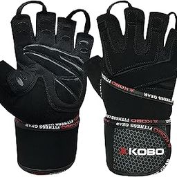 Kobo WTG-14 Professional Gym Gloves for Fitness/Functional Training Hand Protector with Wrist Support-image-39