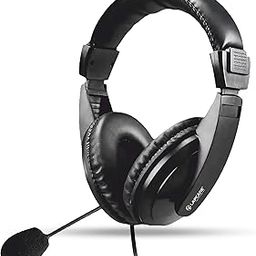 Lapcare LHP-400 Over Ear Wired Headphone with 40 MM Driver, HD Sound, Inbuilt 3 Way Adjustable Mic (Black)- Multi Platform Compatible, 40 mm Driver Headset-picture-25