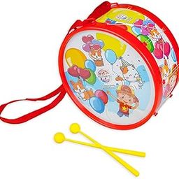 Ratna's Rhythm Musical Drum Senior Kids Musical Drum Set with 2 Sticks & Hanging Strap, Colorful Animal Designs, Educational Toy for Kids 3+ Years-12