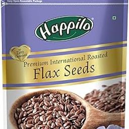 Happilo Roasted Flax Seeds For Eating -250g | Omega-3 Flax Seeds For Hair Growth | Rich With Fiber For Weight Management | Alsi Seeds-image-14