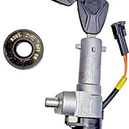 Deutsche Ignition Cum Steering Lock Compatible With TVS Ntorq 125 (2018 Model) DEUS-0444N Key Switch Lock (Black)-19