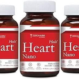 ZEROHARM Holo Heart Tablets | Plant Based | Men & Women Heart Health Supplements | Supports Healthy Cholesterol Level 180 Veg Tablets-image-27