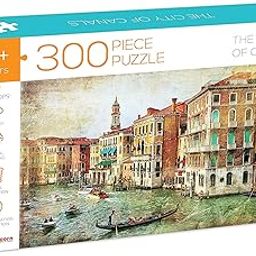 Popcorn Games & Puzzles 300 Piece Puzzle The City of Cannal |300 Piece Kid Jigsaw Puzzle Featuring The Venice City |Improves Your Child Brain Power-31