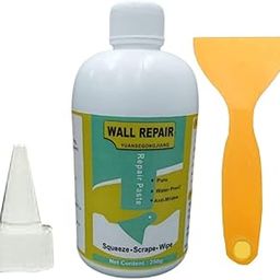 SQUICKLE Wall Crack Repair || Waterproof Wall Crack Filler Paste for Wall, Wood & Plaster || Universal Caulk Sealing Broken Hole Filler (Pack of 1) (Wall Crack Repair)-28