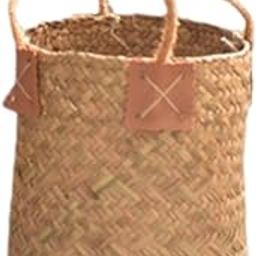 Woven Plant Basket Organizer Rustic Planter Basket for Office Bedroom Picnic Diameter 19cm| Indoor Plant Pot | Balcony Hanging Basket | Flower Pot-image-62