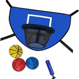 CALANDIS™ Trampoline Basketball Hoop Set Soft for Kids Accessories Basketball Game Set | Backboard Systems | Basketball | Team Sports-image-32