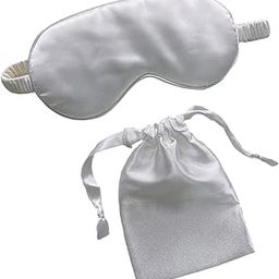 Simulated Silk Sleep Mask Smooth Travel Sleep Cover for Kids Women Men Sleep White|Health & Beauty | Health Care | Sleeping Aids | Sleep Masks-image-8