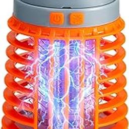Buzzbug Mosquito Killer, 2024 Zaptek Mosquito Zapper, BuzzBlast, USB Charing and Solar, Ideal for Outdoor and Indoor Use, Pack of 1, Orange-image-40