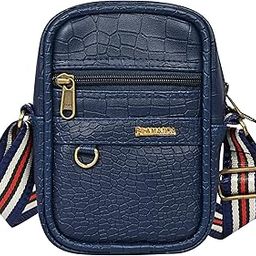 Italia Faux Leather 7" Sling Bag For Men Women | Stylish Side Crossbody Mini Mobile Travel Sports Bags | Document Passport Small Bag | Corporate Gifts.-image-31
